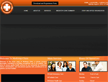 Tablet Screenshot of medistopclinics.com